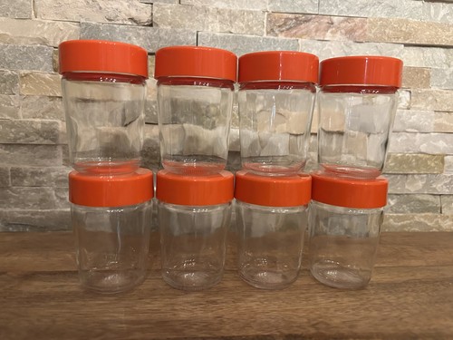 Lot pots avec - 8, couvercle