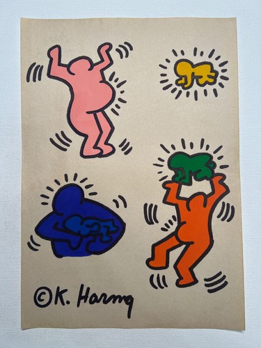 Keith haring dessin sur papier - haring,