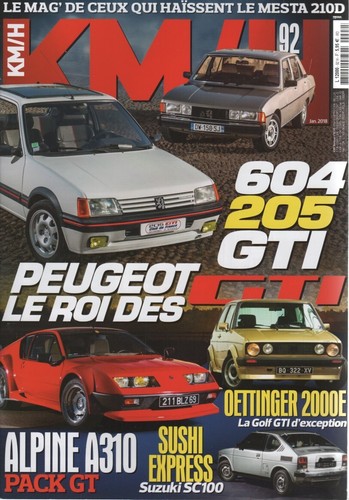 Alpine a310 v6 gt golf - km/h,