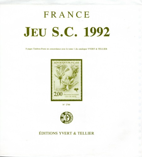 Yvert tellier france supra - et,
