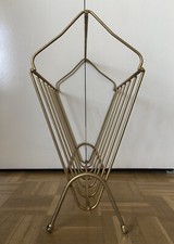 Porte-revues en métal doré