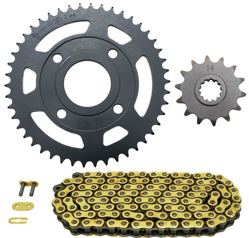 Kit chaine moto - chaine,