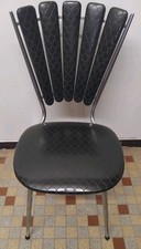 Chaise En Skaï Marguerite Année 50/60 Vintage ( Réf : Hang )