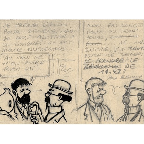 Postcard moulinsart tintin - moulinsart, cp