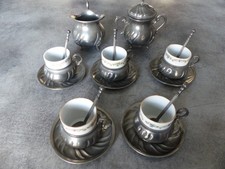 Service à café en étain