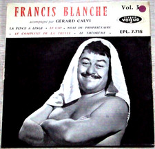 Disque vinyle EP 45t / 17cm – Francis Blanche N°3- La pince à linge     D854