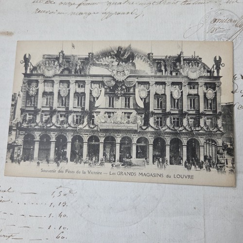 Cpa paris grands - paris, magasins