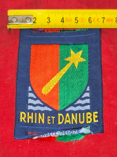 Insigne tissu brodé 1ère