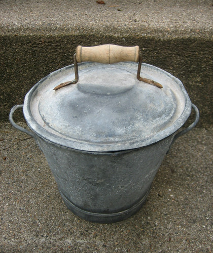 Jouet ancien lessiveuse zinc - jouet,