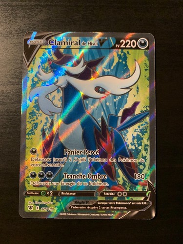 Carte pokémon clamiral - pokémon,