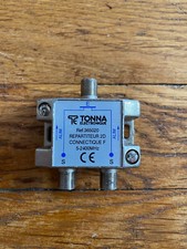 Répartiteur TV 1 entrée 2 sorties 365020 TONNA connectique Femelle