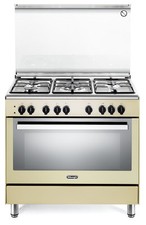 DELONGHI PEMC96SG Cuisine 90CM 5 Brûleurs Four À Pizza Multifonction Crème CE A