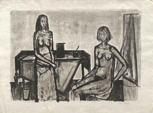 André minaux lithographie - minaux,