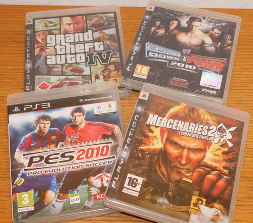 Lot jeux console - 4, ps3