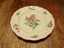 ANCIEN PLAT ROND-LUNéVILLE KG-Réverbère-Tulipe-Ø30cm-4,5cm de haut