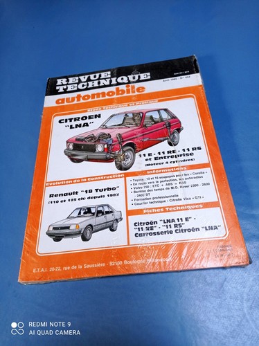 Revue technique automobile - technique, rta