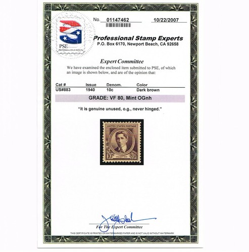 Exceptional genuine scott 883 - exceptional, #883