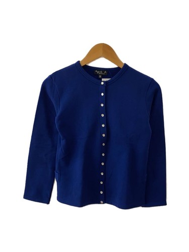 Cardigan bleu coton - , épais