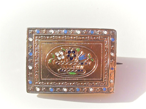 Belle broche ancienne milieu - broche,