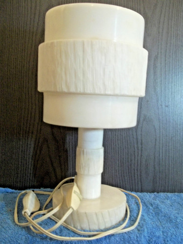 Lampe albâtre brut blanc - brut,
