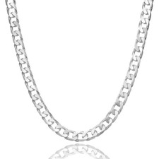 Bijoux collier chaine argent