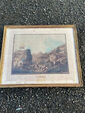 Gravure ancienne : Scène de