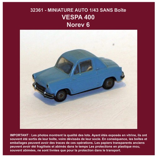 2092 miniature vespa 400 - 400, norev