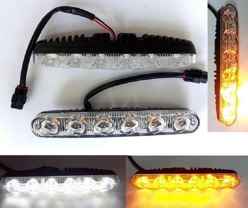 Feux jour led avant blanc - led,