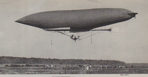 1954 ballon lebaudy - ,