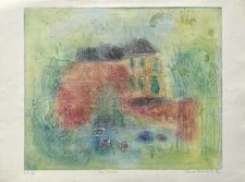 Shoichi HASEGAWA - Radierung Gravure signée - Los Incas - 1983 56x76