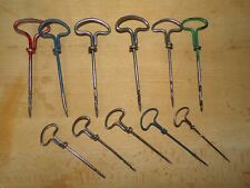 Outil ancien lot de 11 vrilles