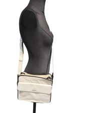 Très Beau Et Authentique Sac Bandoulière Cuir Blanc Zadig&Voltaire Caméra 