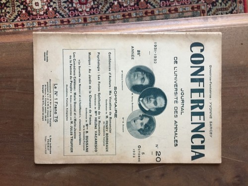 Revue conferencia 1932 - revue,