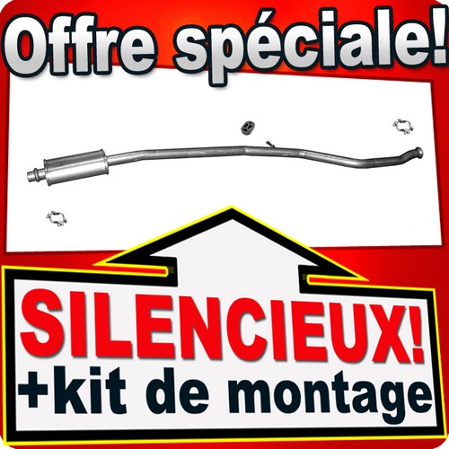 Silencieux intermédiaire pour - silencieux,