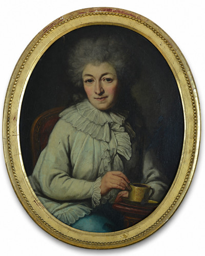 Tableau ancien portrait - , de