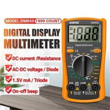 Multimètre Numérique LCD Portable Testeur De Diode Tension AC/DC Ampèremètre