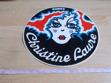 Autocollant vintage ROBES CHRISTINE LAURE