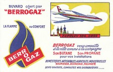 Buvard  Berrogaz  La Flamme du Confort 