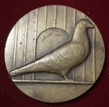 MEDAILLE BRONZE ♦ Société Nationale de COLOMBICULTURE ♦ par J.A. BRIQUEMONT