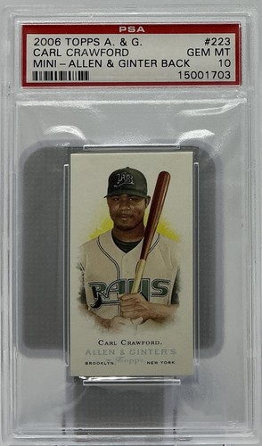 Carl crawford psa 2006 - carl,