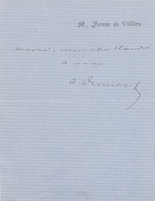 Alexandre dumas fils - alexandre, billet
