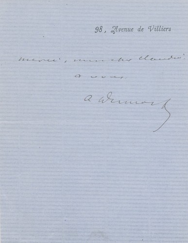 Alexandre dumas fils billet - alexandre,