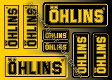 OHLINS Fork Shock Yellow