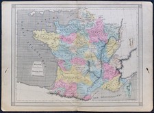1880ca - Carte géographique