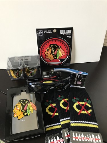 Chicago black hawks party set - black,