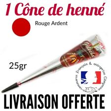✅1 Cone henne Rouge 25gr Golecha Cherry Livraison GRATUITE / Hypoallergénique 🇨