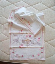 linge ancien cache torchon