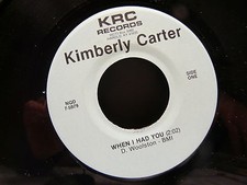 KIMBERLY CARTER When i had you