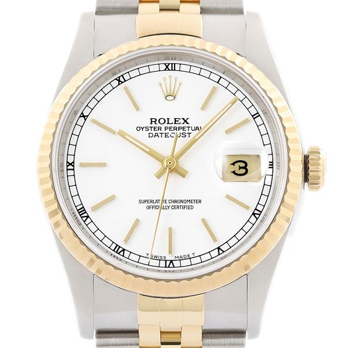 Rolex datejust cadran blanc - datejust,