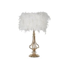 Lampe poser imitation plume - à,